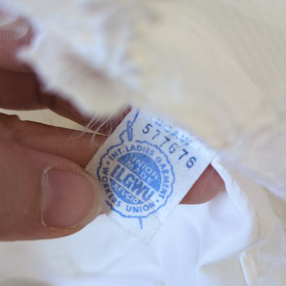 Vintage Alfred Angelo Edythe Vincent 1950s 60s Womens Wedding Dress Gown Lace XS - Picture 15 of 16